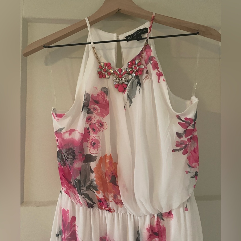 Dress with necklace purchased from Macy’s